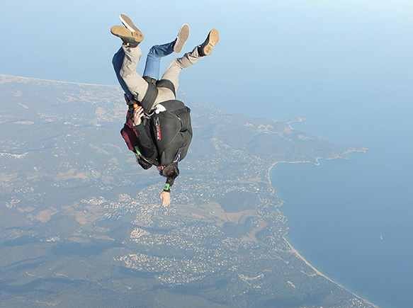 Sautez en parachute en tandem au-dessus de la Méditerranée à Saint-Tropez